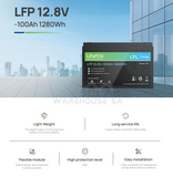 12.8v 100 AH LV Lithium Battery LiFePO4 Dyness LR1.2