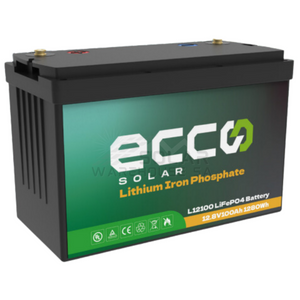 12.8V 100Ah 1.28Kwh Ecco Lithium Battery