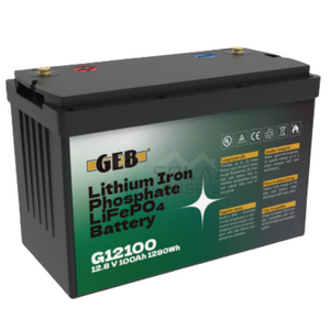 12.8v 100ah 1.28Kwh GEB Lithium Battery G12100