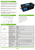 12.8V 200Ah 2.56Kwh Ingle Lithium Battery