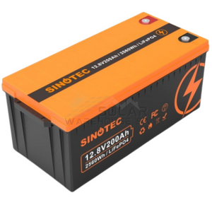 12v 200 AH 2.56Kwh Sinotec Lithium Battery LiFePO4