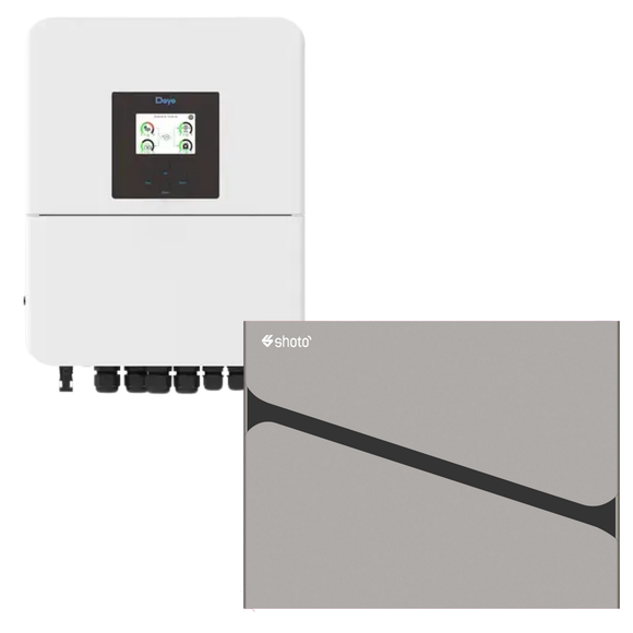 5KW MPPT Deye Load Shedding Shoto 5.12 KWh Combo Backup Power Kit+Wifi