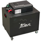 Fivestar 1200W 12V Hybrid Ups Solar Ready Inverter Trolley 2X 120Ah Deep Cycle Gel Battery