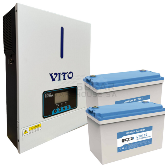 Batter Inverter Load Hybrid Inverter Combos | Solar Warehouse SA