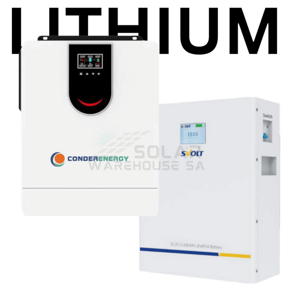 Load Shedding Inverter Hybrid Inverter Combos | Solar Warehouse SA