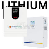 3.5Kva Mppt Pure Sine Wave Load Shedding Combo 3500 Watt 2.71 Kwh Lithium Battery