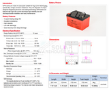 33AH 12v Ingle GFM Deep Cycle Battery DG12-33