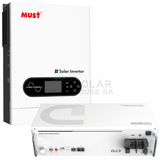 3Kva Must Pure Sine Wave Combo 3000 Watt Dyness 2.56 Kwh Lithium Battery