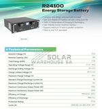 Ecco 3500Va / 3500W Solar Ready High Mppt Hybrid Inverter Trolley 2.56 Kwh Lithium Battery