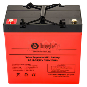 55AH 12v Ingle GFM Deep Cycle Battery DG12-55