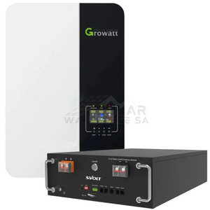 5Kw Mppt Growatt Load Shedding Svolt 5.09Kwh Combo Backup Power Kit