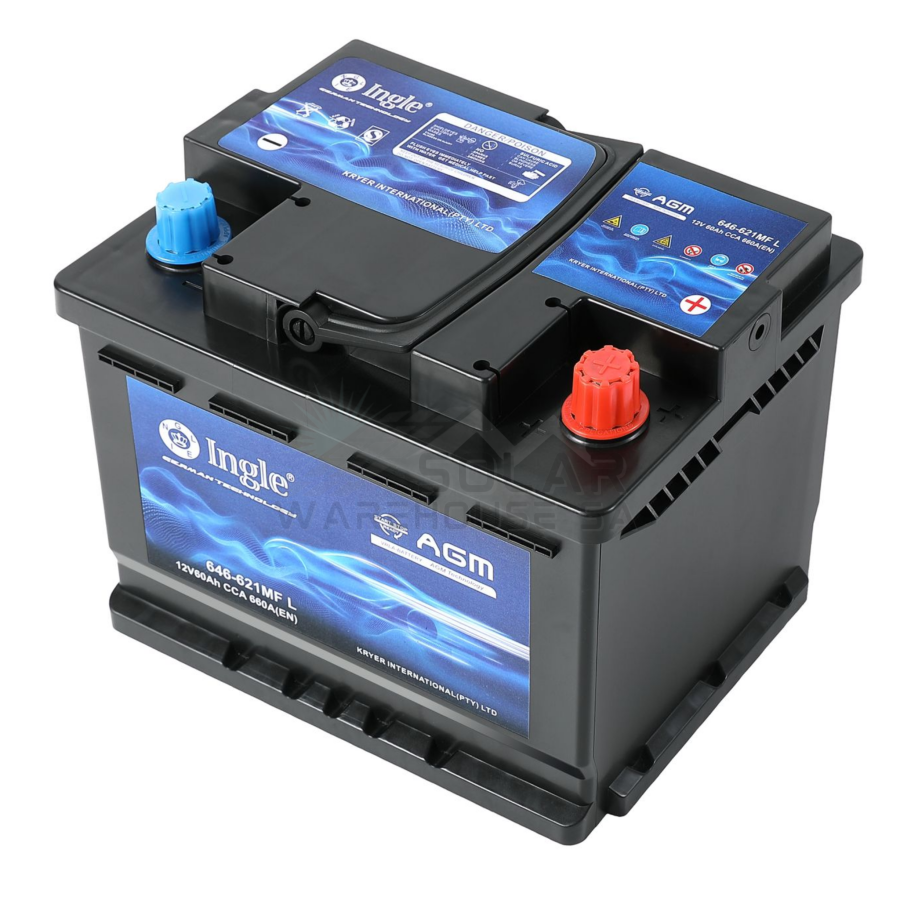 646-621 MFL Ingle AGM Car Battery– Solar Warehouse SA