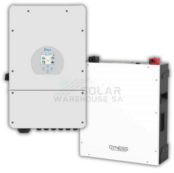 8Kw Mppt Deye Load Shedding Volta 10.24Kwh Stage 3 Combo Backup Power Kit+Wifi