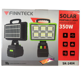 Finnteck 350w Multifunction Portable Solar Light With USB Charger SK-1404