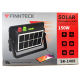 Finnteck 150w Solar Portable Light + USB Charger SK-1408