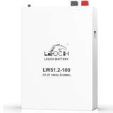 Leoch 51.2v 100ah 5.12kWh Lithium Battery LW51.2-100 Wall-Mounted - Solar Warehouse SA