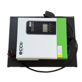 Ecco 3500VA / 3500W Solar Ready MPPT Hybrid Inverter Trolley 2x 120AH Deep Cycle Gel Battery