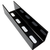 Rail Splice For PV Rails Galvanized Black Powder Coated - Solar Warehouse SA
