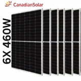 Canadian 455-460W Mono Solar Panel  Mono (6X PACK) - Solar Warehouse SA