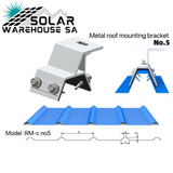 Low trapezoidal sheet bracket Solar Alu (IBR Roof Bracket) RM-C N05