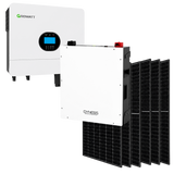 6KW MPPT Growatt Dyness 5.12 Lithium Battery Combo Backup Power Kit 6x Solar 460w Solar Panels Mono
