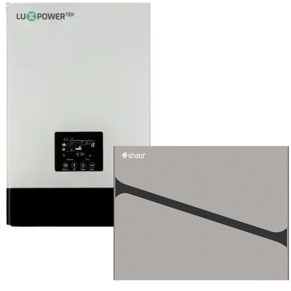 6KVA MPPT Luxpower Load Shedding Shoto 5.12 KWh Combo Backup Power Kit