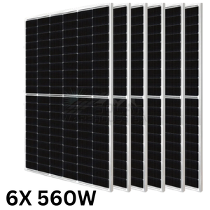 Megatron 560w Tier 1 Mono Solar Panel HZS-560W  (6X PACK)