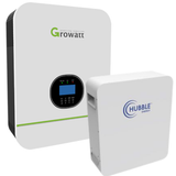 Growatt 3000W Solar Ready Hybrid Inverter Trolley + 2.5 KWH Hubble Lithium Battery - Solar Warehouse SA