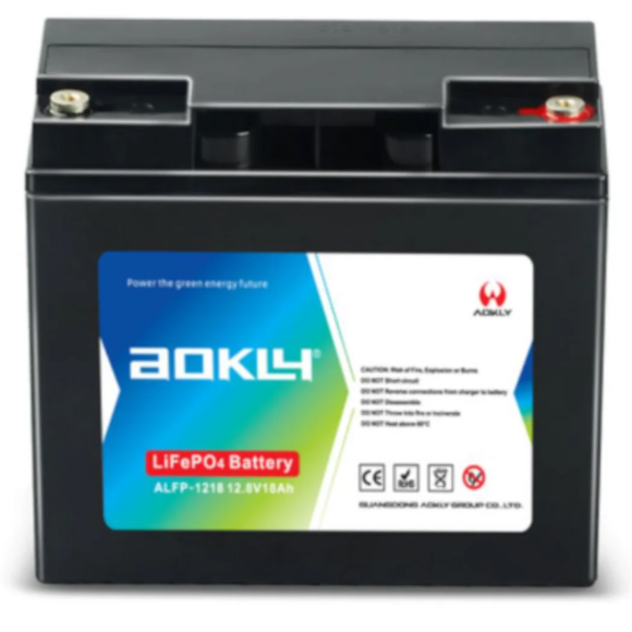 Aokly 18AH 12.8v 281.6Wh Lithium Battery