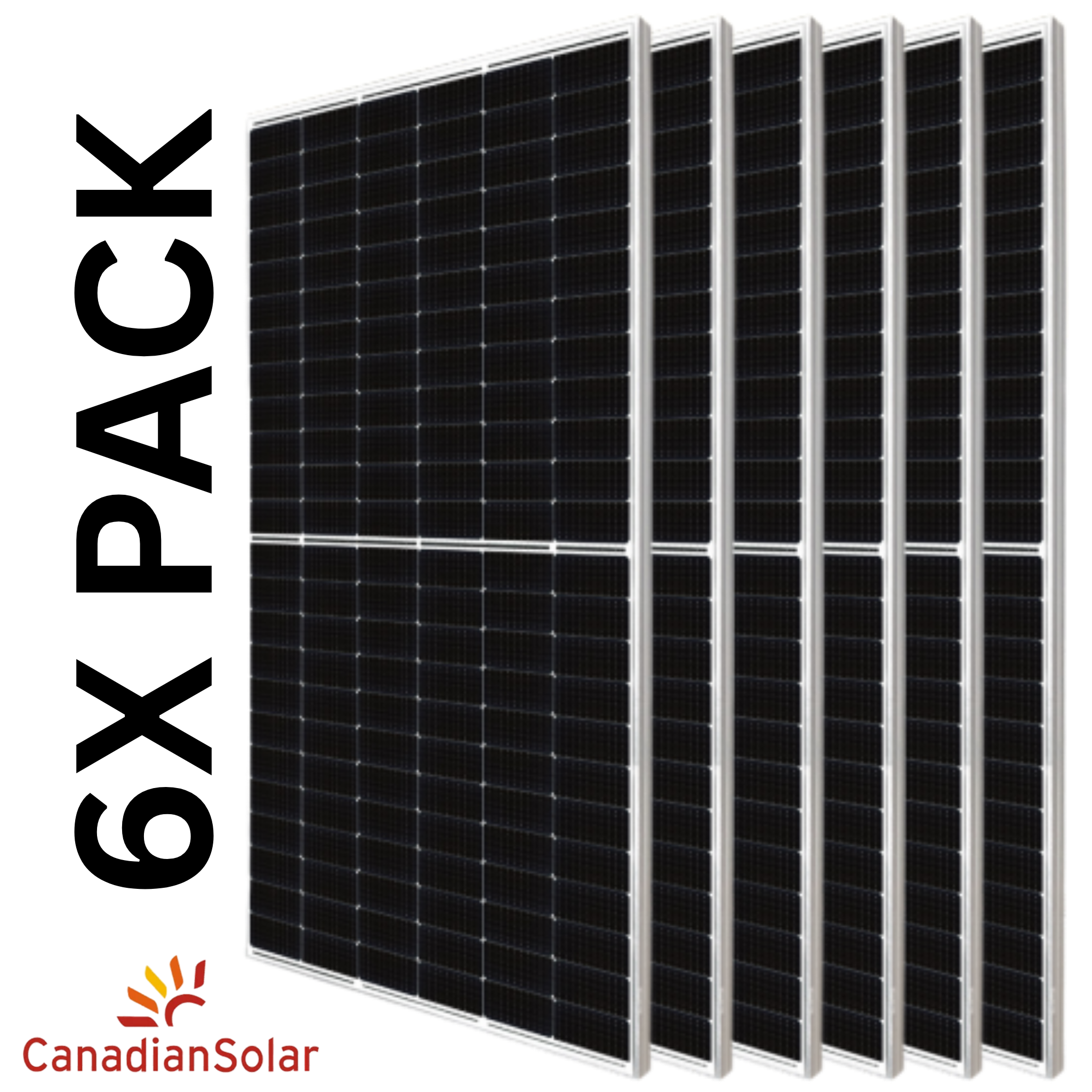 Canadian 540w Tier 1 Mono Solar Panel HiKu6 Mono (6X PACK) | Solar