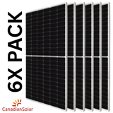 Canadian 540w Tier 1 Mono Solar Panel HiKu6 Mono (6X PACK)