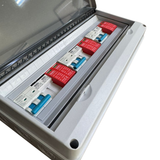 3  In 3 Out DC PV Populated Distribution Board Box
