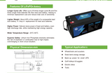 12.8v 200ah 2.56Kwh Ingle Lithium Battery - Solar Warehouse SA
