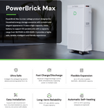 DYNESS PowerBrick Max 16.076kWh LV Lithium Battery(51.2V/314Ah) - Solar Warehouse SA