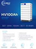 Hubble HV Battery HV100AH (61kwh) High Voltage Battery Stackable - Solar Warehouse SA