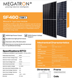 6KW MPPT Growatt Dyness 5.12 Lithium Battery Combo Backup Power Kit 6x Solar 460w Solar Panels Mono