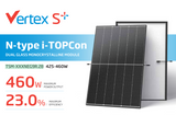 Trina 460W Tier 1 Mono Solar Panel Mono TSM-XXXNEG9R.28 460W (Black Frame) - Solar Warehouse SA
