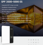 Growatt Solar Inverter 5kW 48VDC SPF 5000 ES Lite + Wifi Dongle - Solar Warehouse SA