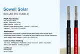 Solar Panel Solar PV Extension DC Cable 6mm Sowell Tinned Copper Alloy (TCA)
