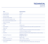 Hubble Lithium Battery Wallmount 25V 2.5kWh 100AH AM-4 V3 - Solar Warehouse SA