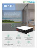 DYNESS Lithium Battery DL5.0C 5.12 kWh 51.2v Version 2 - Solar Warehouse SA