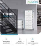 Dyness Stack100 High Voltage Battery 60Kwh - Solar Warehouse SA