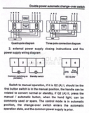 Automatic & Manual Change Over Switch 2-Pole 63A Gcq2-63/2P