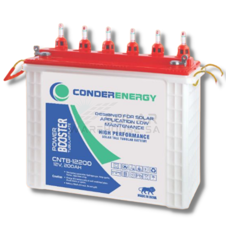 Conderenergy Tubular 12V 100AH Battery 3000 Cycles