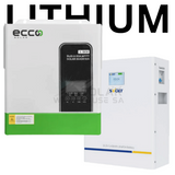 Ecco 3.5 Kva 3500 Watt Mppt 60A Svolt 106 Ah 2.71 Lithium Combo Kit