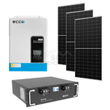 Ecco 3.5 Kva Mppt 100A 2.56 Kwh Lithium 3X 555W Mono Solar Panels Combo Kit