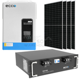 Ecco 3.5 Kva Mppt 100A 2.56 Kwh Lithium 4X 400W Mono Solar Panels Combo Kit