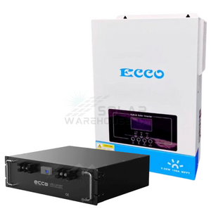 Ecco 3.5Kva Mppt 100A 2.56 Kwh Lithium Battery Combo Kit