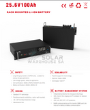 Ecco 3.5Kva Mppt 60A Pure Sine Wave Ritar 2.56 Kwh 25.6V 100Ah Lifepo4 Lithium Battery Combo Kit