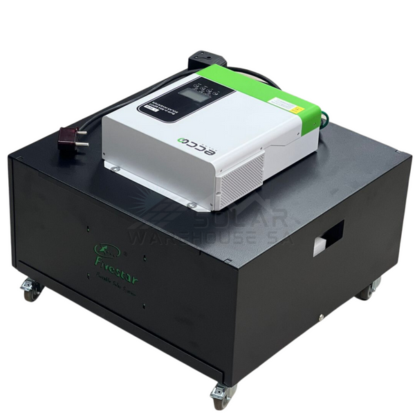 Ecco 3500VA 3500W Solar Ready MPPT Hybrid Inverter Trolley